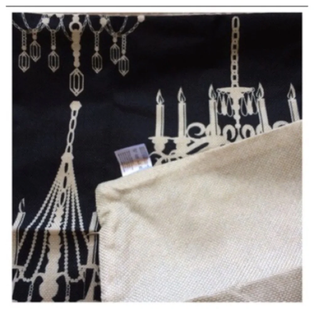 Black Chandelier Pillowcase